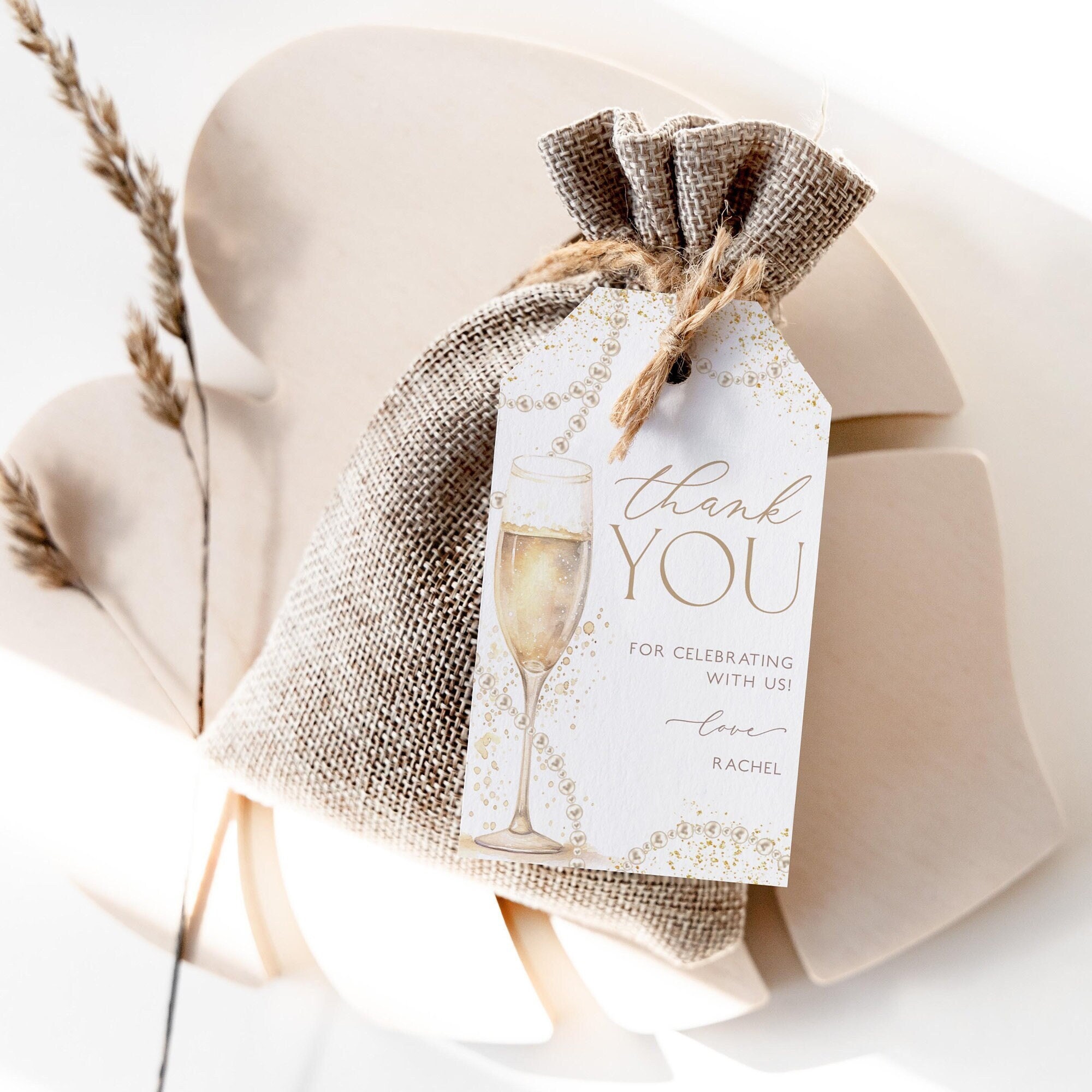 Bridal Shower Favor Tag