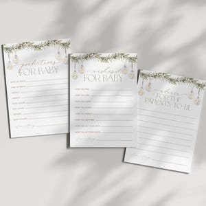 Consejos para baby shower, predicciones para baby shower, deseos para baby shower, un feliz baby shower, baby shower navideño, bebé de invierno, BBS77