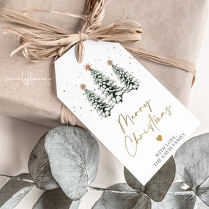 Etichette regalo di Natale, Etichette per bomboniere per la festa di Natale, Etichette per bomboniere, Etichette per bomboniere modificabili, Etichette per regali natalizi, Etichette per regali per albero di Natale, CP09