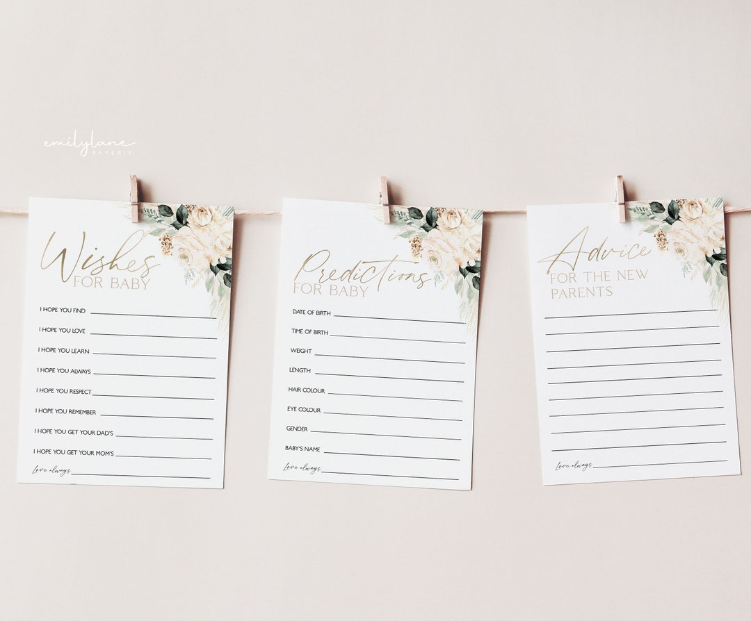 Boho Baby Shower Advice Girl, Gender Neutral Baby Shower, Baby Shower