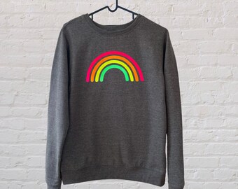 etsy rainbow jumper