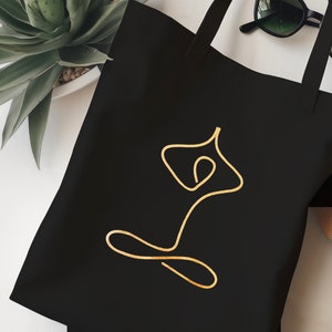 Yoga Bag, Gym Bag, Pilates Bag, Namaste Bag, Organic Cotton Bag, Shopper Tote Bag, Canvas Shopping Bag, Bag for Life, Reusable Bag