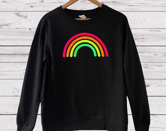 etsy rainbow jumper