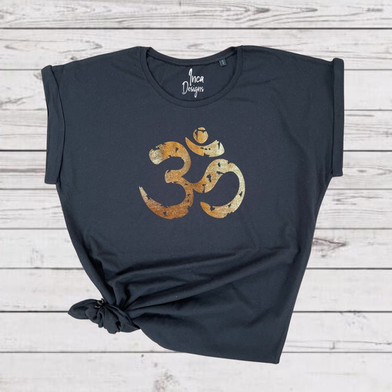 Om Tshirt, Om Sign, Yoga Shirt, Meditation Tshirt, Spiritual Shirt, Pilates Top, Birthday Gifts for Her, Girlfriend Gift, Best Friend Gift