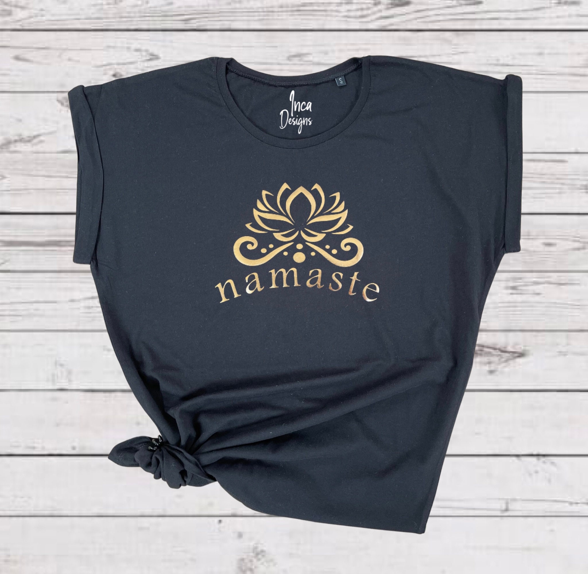 scene Sow beholder Namaste Tshirt Ladies Yoga T-shirt Womens T Shirts Ladies - Etsy