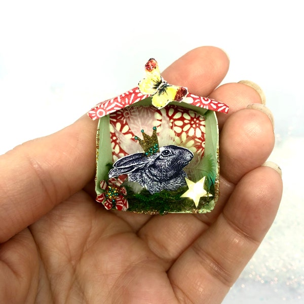 Rabbit Papercut - Etsy