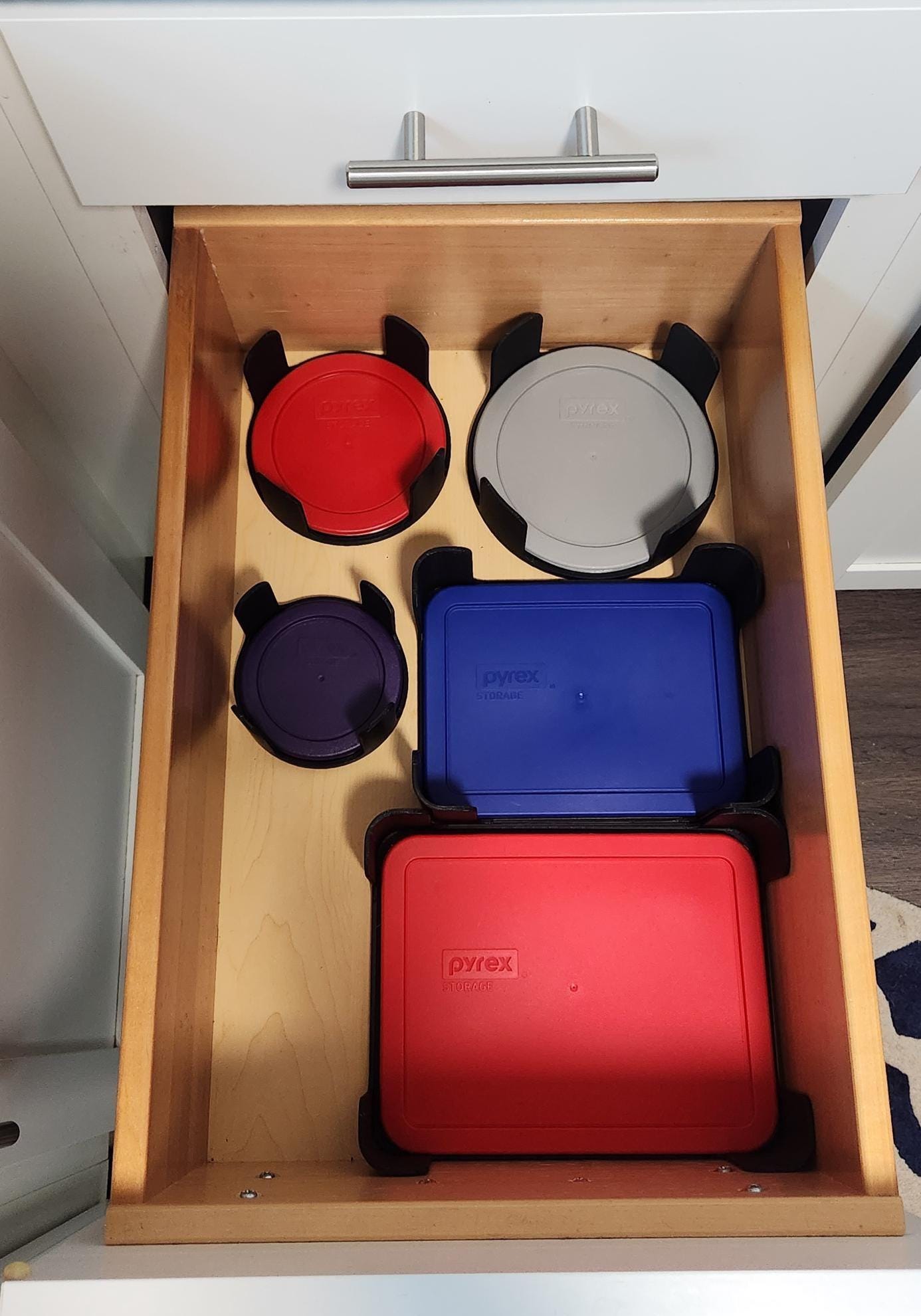Pyrex Top Tupperware Pyrex Simply Store Tupperware 6-lid Organizer - Etsy