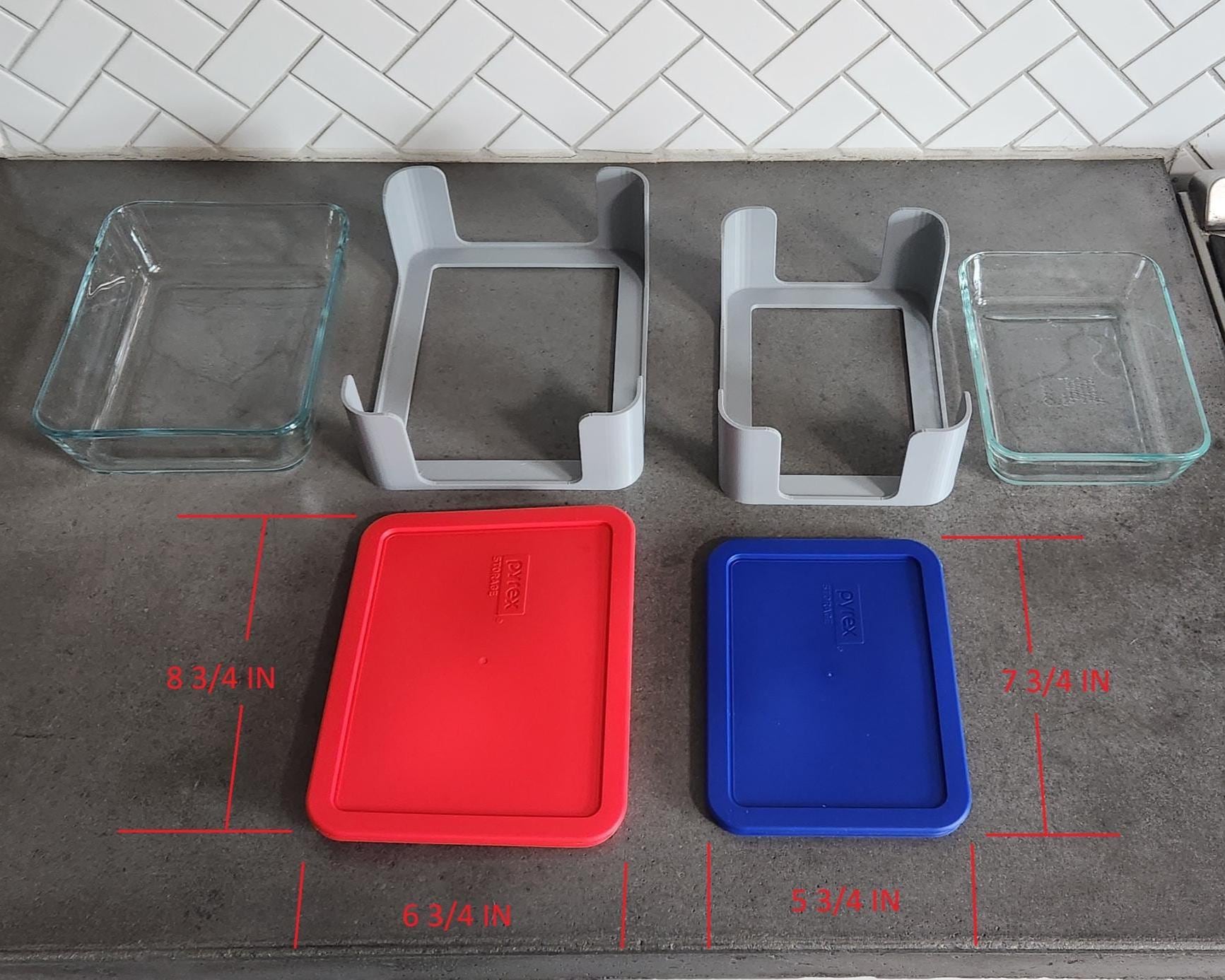 Pyrex Top Tupperware Pyrex Simply Store Tupperware 6-lid Organizer - Etsy