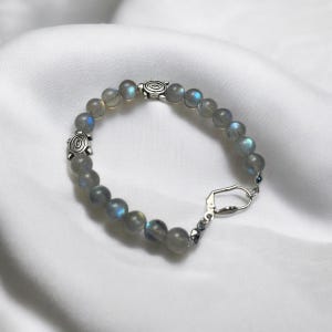 Armband labradoriet AAA+ kwaliteit kralen kristallen sieraden