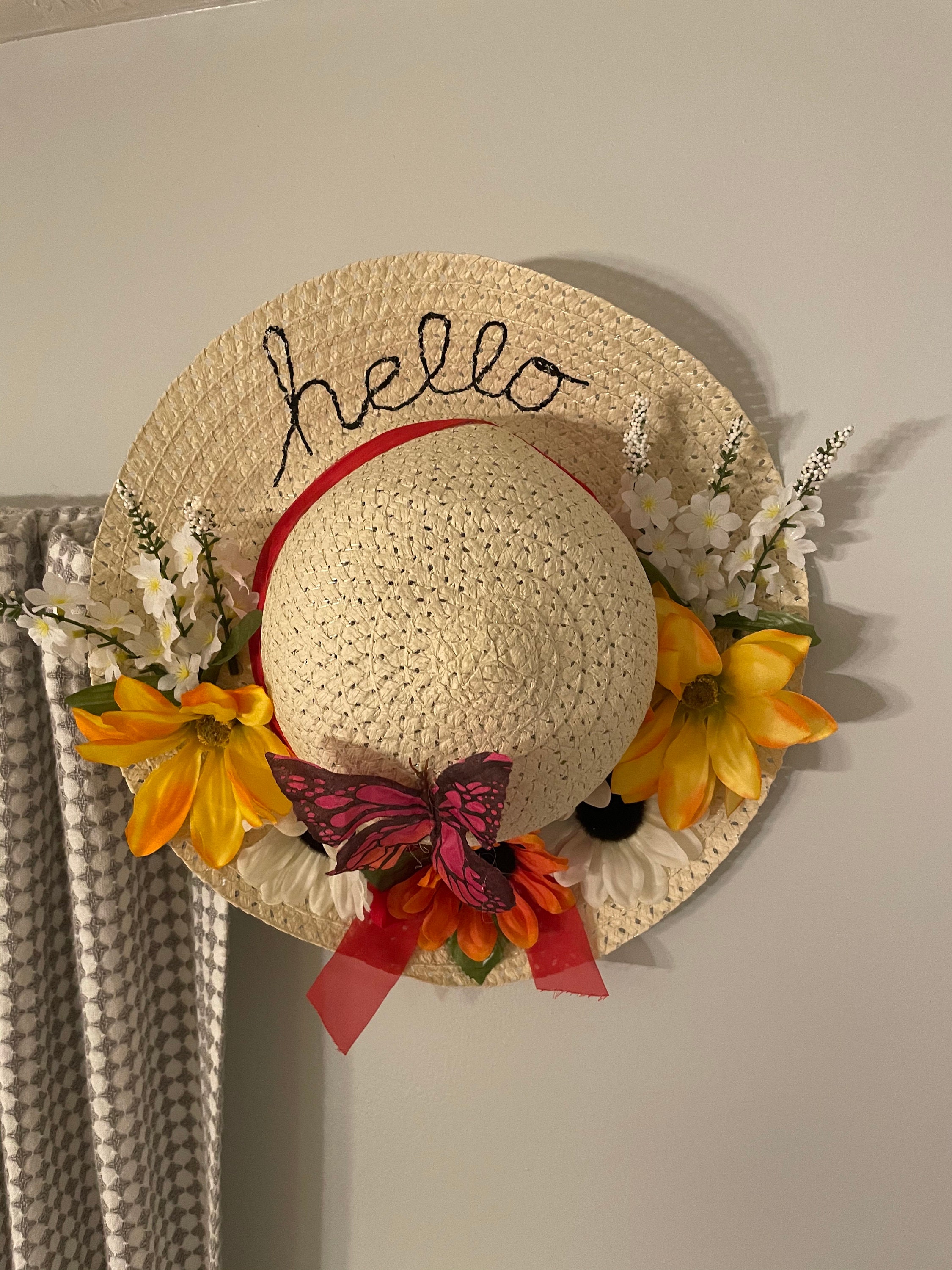 Hat wreath Etsy