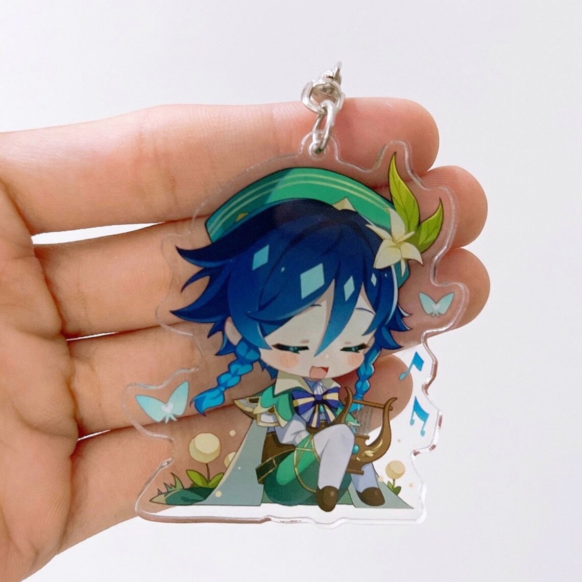 Genshin Impact Keychain Charm Etsy