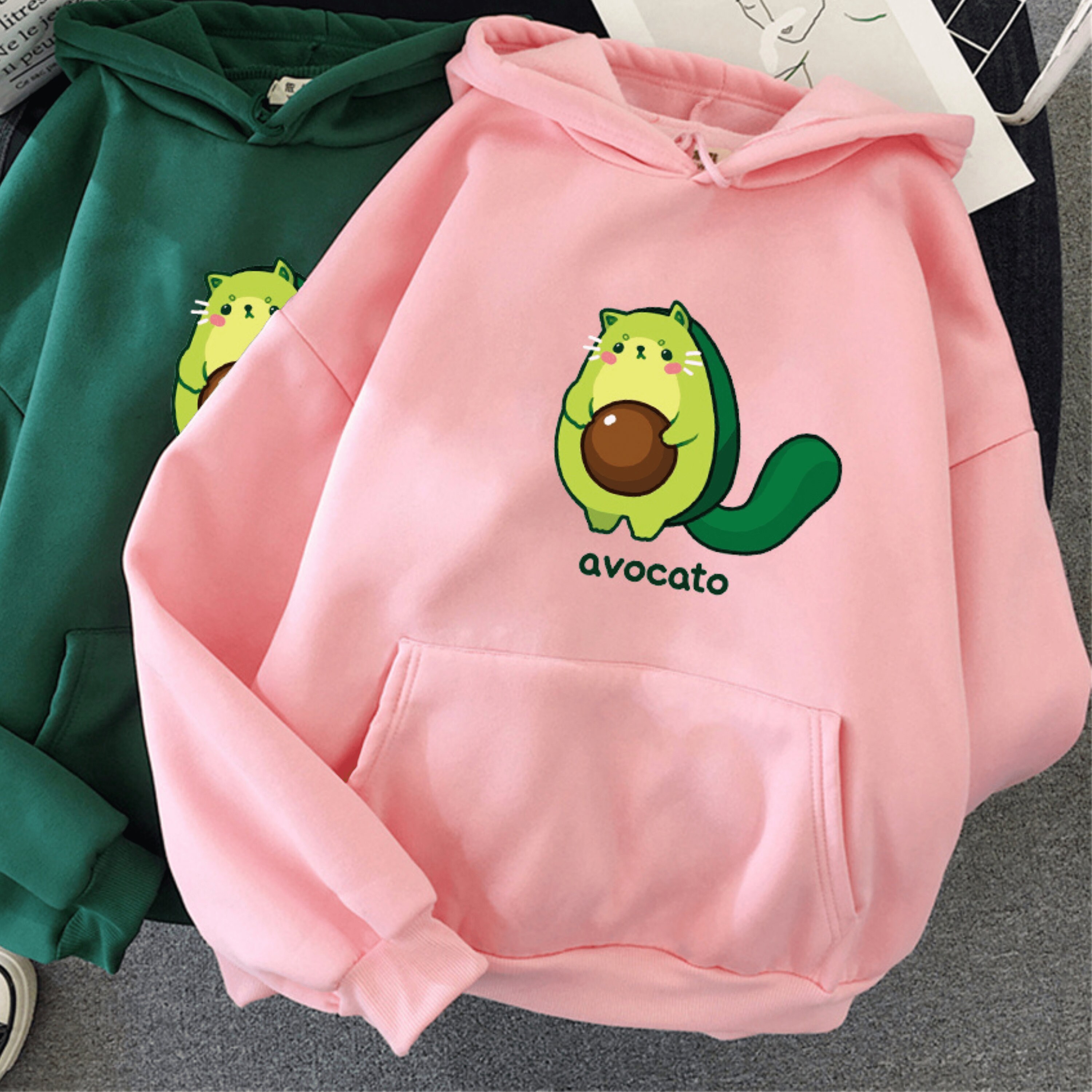 Cute Avocado Hoodie Etsy