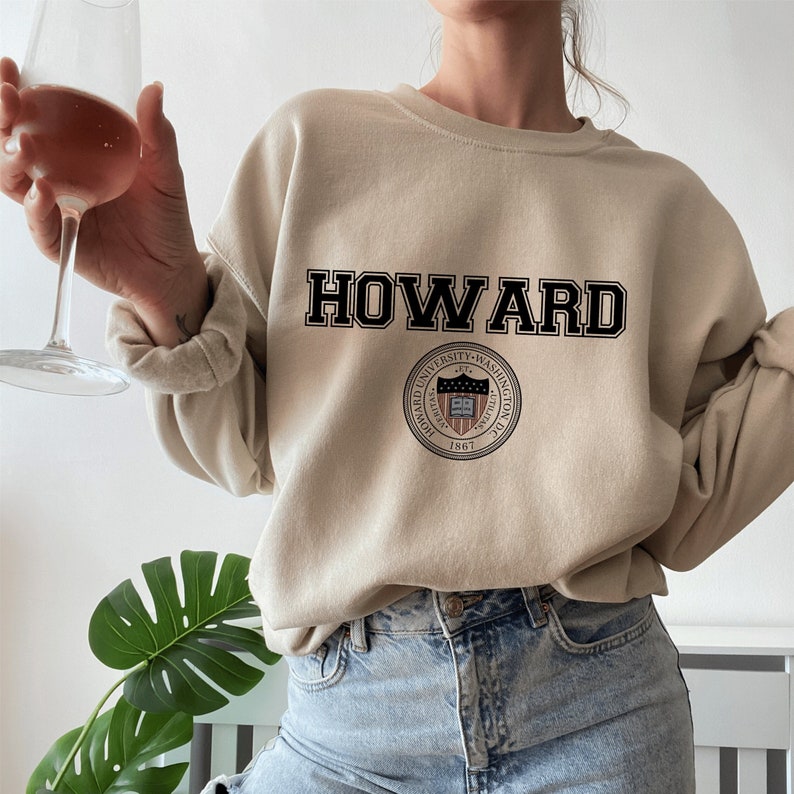 Howard University, Howard, Howard Bison, Hampton University, Howard college, university Crewneck, Howard sweatshirt, Howard Crewneck, Hu image 1