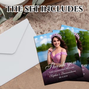 Custom Photo Quinceañera Magnet Favors w/ Free Envelope Bulk Quinceañera Party Favors Mis Quince Anos Save the Date Magnet Sweet 16 Magnets