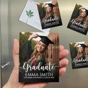 Graduation Photo Magnet Favors Bulk Graduation Party Favors Magnet Class of 2025 Congratulations Graduation Cards Congrats Grad Invitation