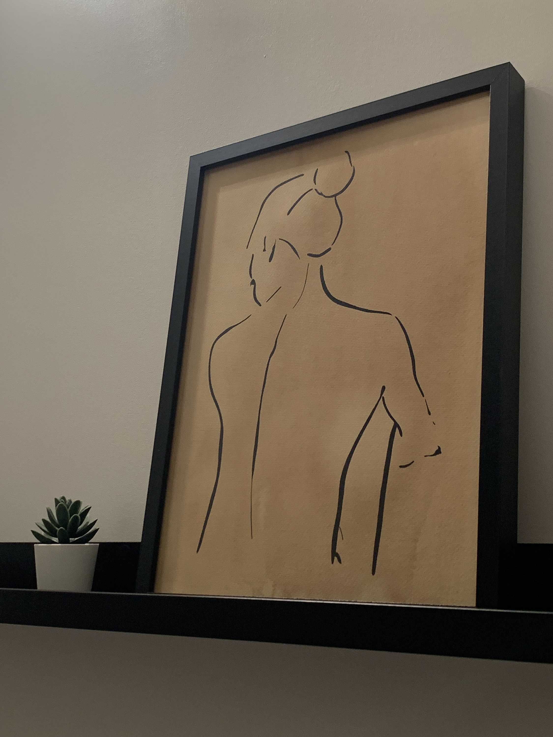 Affiche de Buste Femme Dos Dénudée