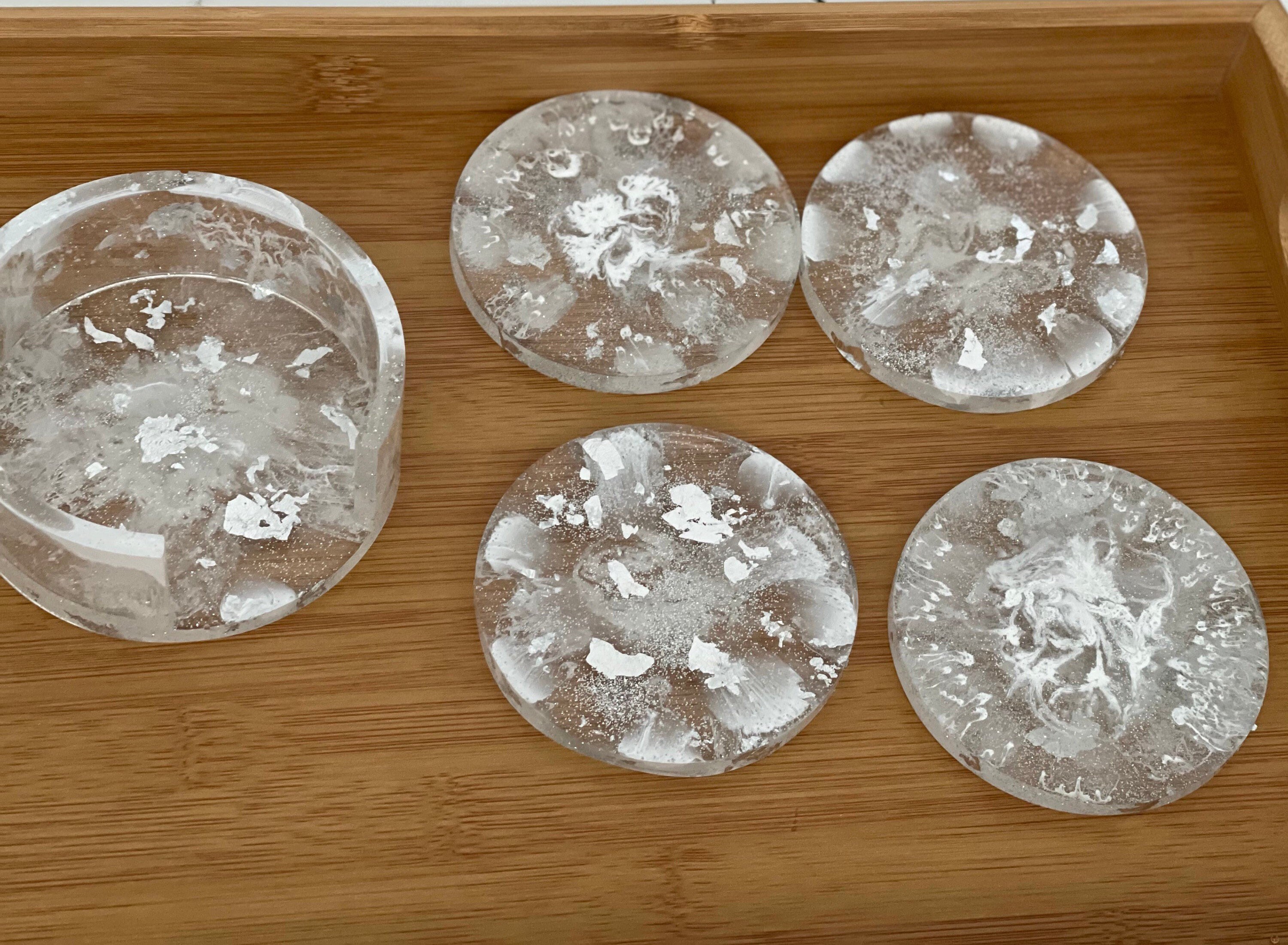 Epoxy Customizable Coaster Set Etsy