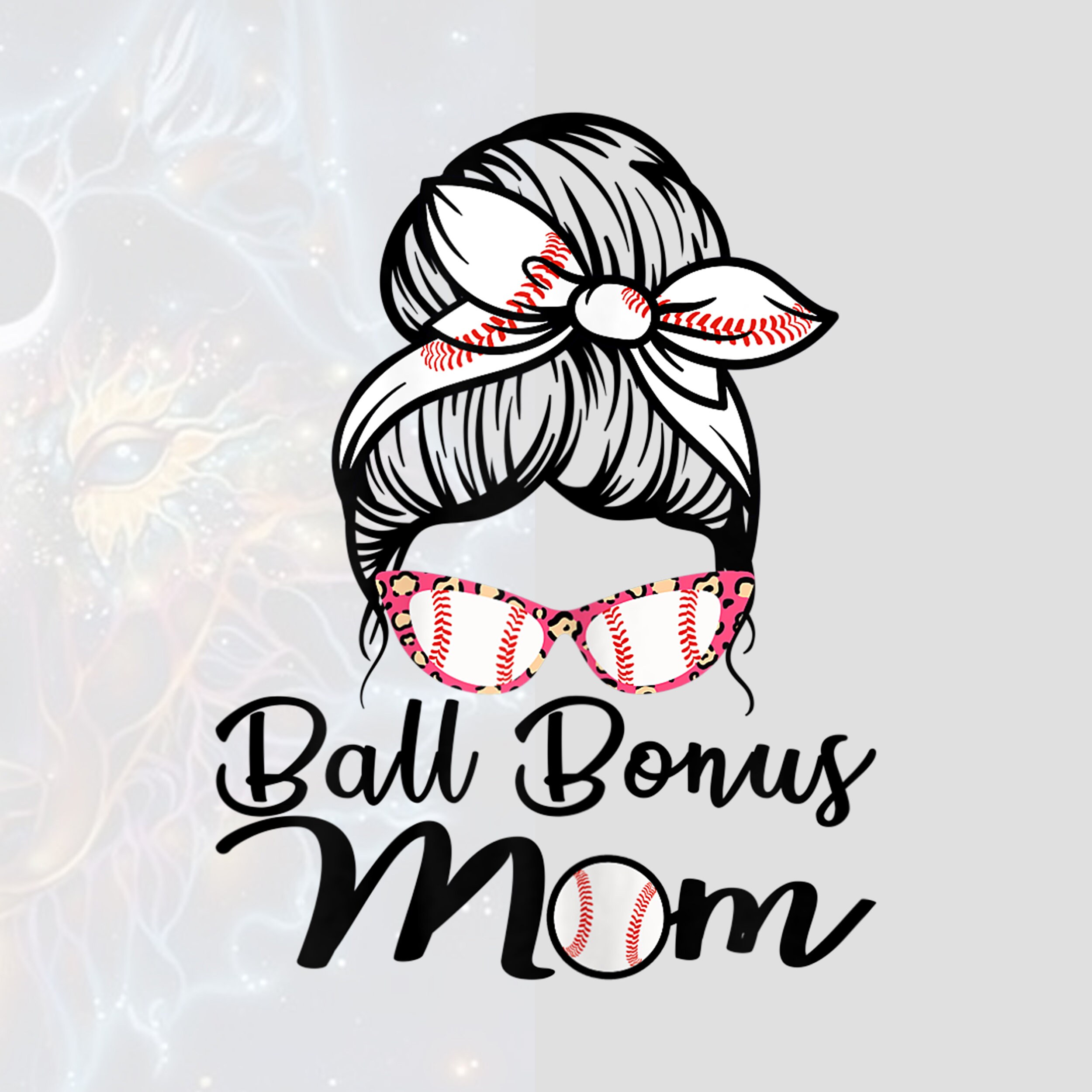 Ball Bonus Mom Ball Mother's Day Baseball Mom Sporty Etsy