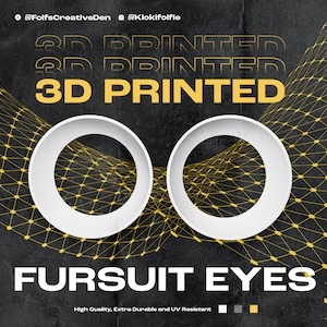 Fursuit Eyes - 3D printed, Quality, Durable, UV Resistant