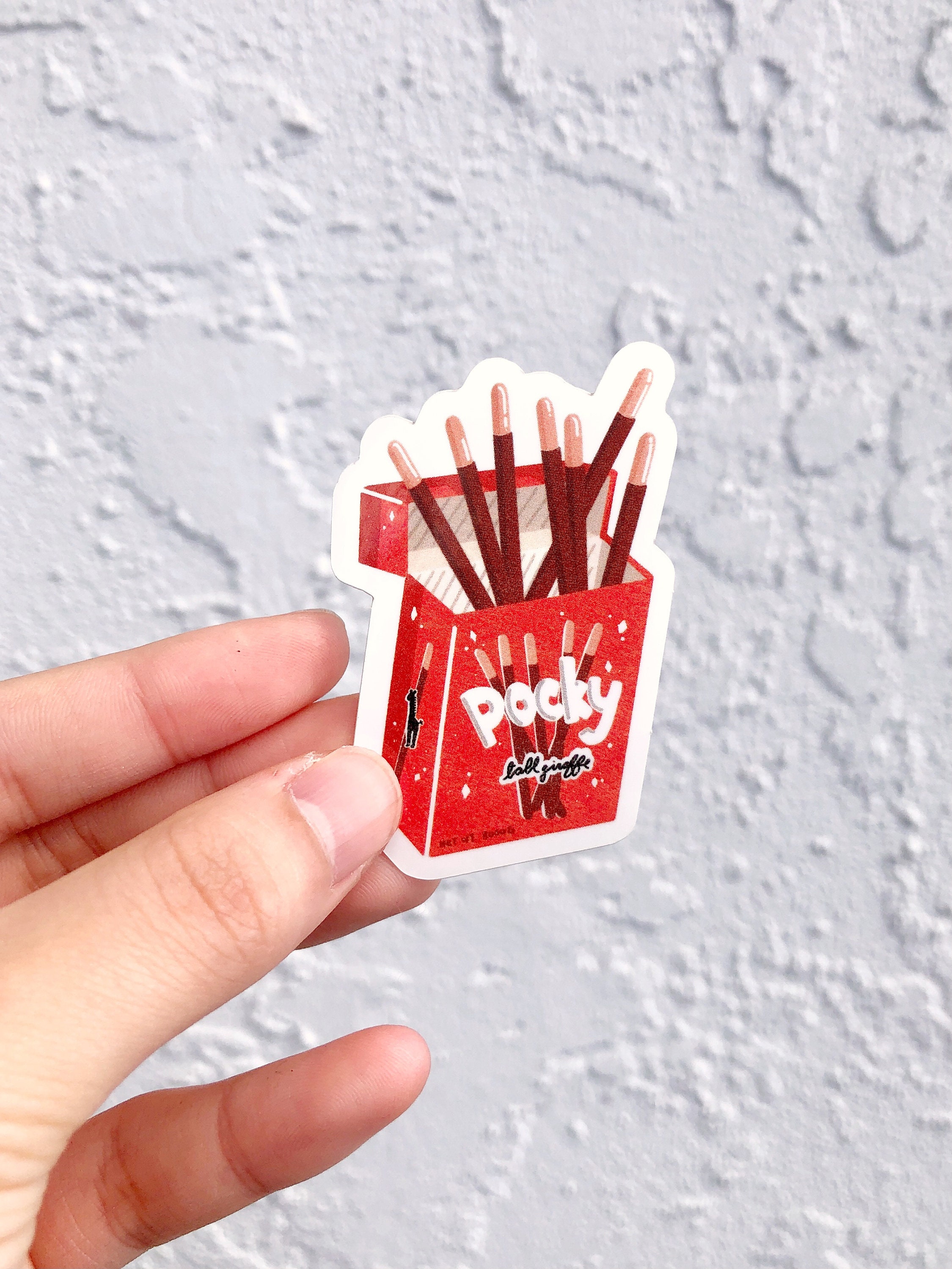 Pocky Sticker Vinyl Food Sticker for Laptops and Etsy