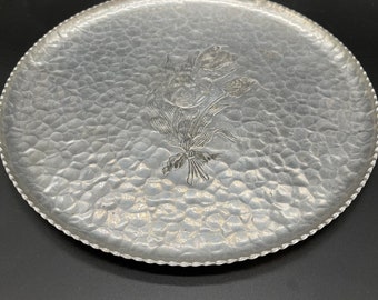 Rodney Kent Hammered Aluminum Tray