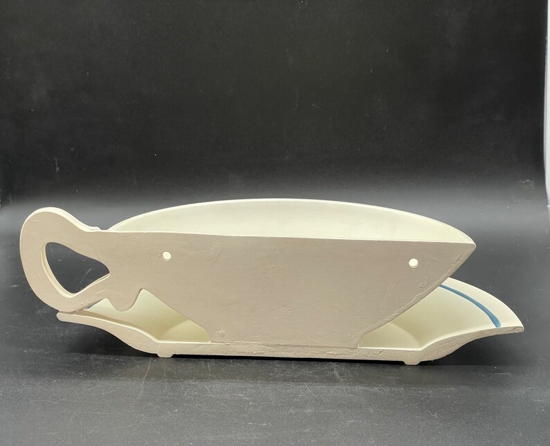 Extra Large Cup and Saucer Wall Pocket for Display at a Cocoa Etsy