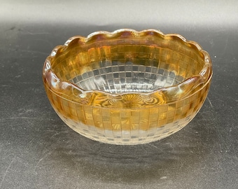 Carnival Depressionware bowl glass dish