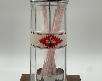Coca Cola soda fountain straw dispensor large sized