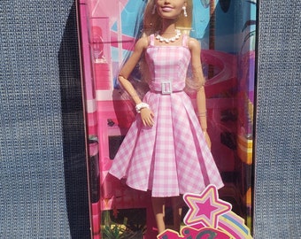 Barbie The Movie Doll: Pink Gingham Dress