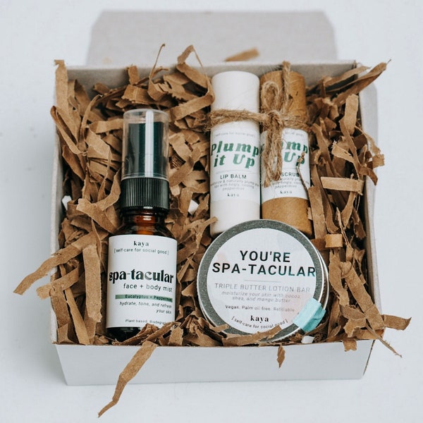 Self-care Gift Box - Essentials | Holidays, Birthdays, Gifts, Christmas, Weddings, Pamper, Spa, Relaxing, Eco Friendly, Skincare, Bodycare