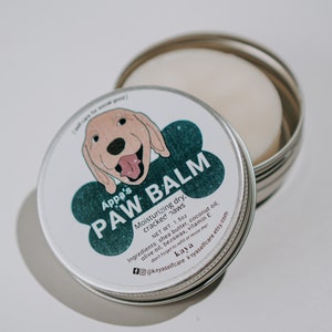 Paw Balm | Pet Gifts, 100% Natural Balm for Dogs, Travel size, Moisturizing Dry Cracked Paws, Refillable, Eco-friendly
