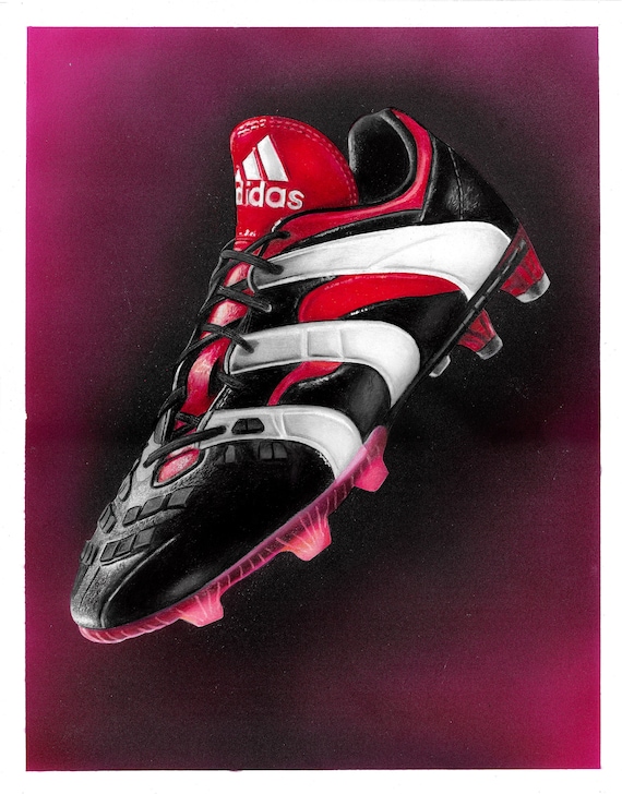 Trivial Presidente Humedad Adidas Predator 98 Giclée Print - Etsy