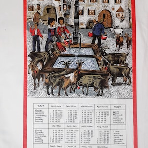 【VAN】1997カレンダー・コロン 1997 Wall Calendar - Etsy