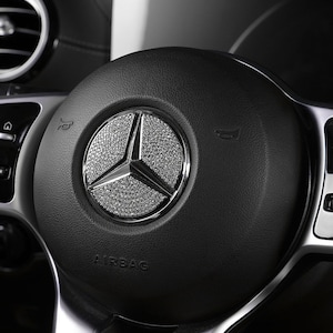 Stickers emblèmes Mercedes Benz et AMG classe C 14-18 pour voiture de luxe W205 classe C 2014-2018, volant