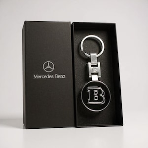 Mercedes Benz, Babos Brabus doppelseitiger Schlüsselring / Schlüsselanhänger - Perfektes Geschenk & Zubehör für Mercedes-Enthusiasten - Geschenkbox optional