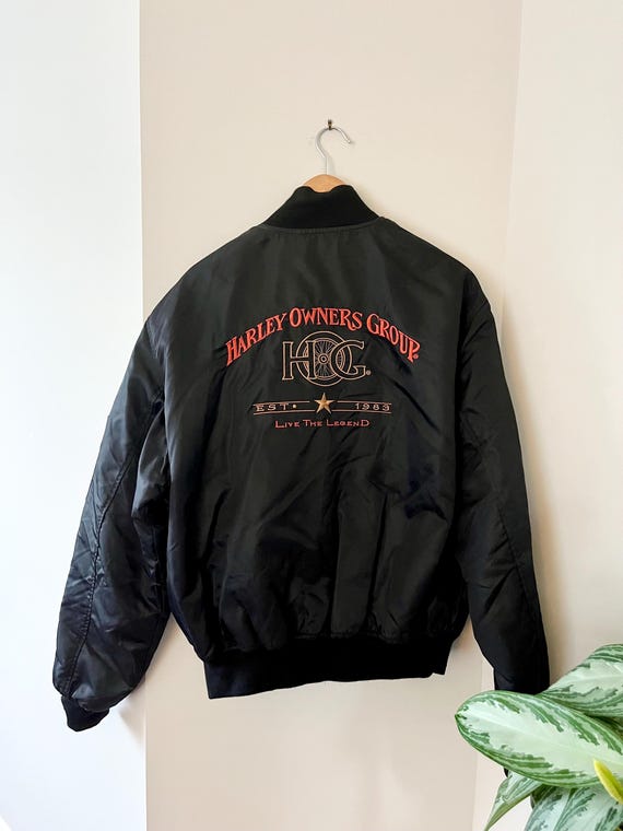 Vintage harley davidson bomber - Gem Vintage harley davidson bomber - Gem