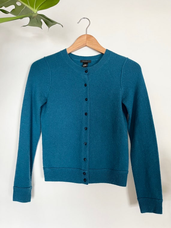 Aqua Cashmere Cardigan - image 2