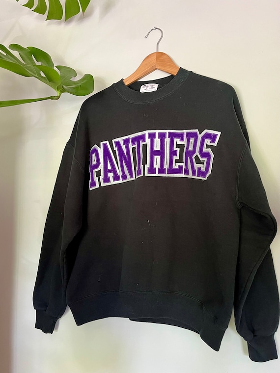 Vintage Purple Panthers Crewneck Sweatshirt