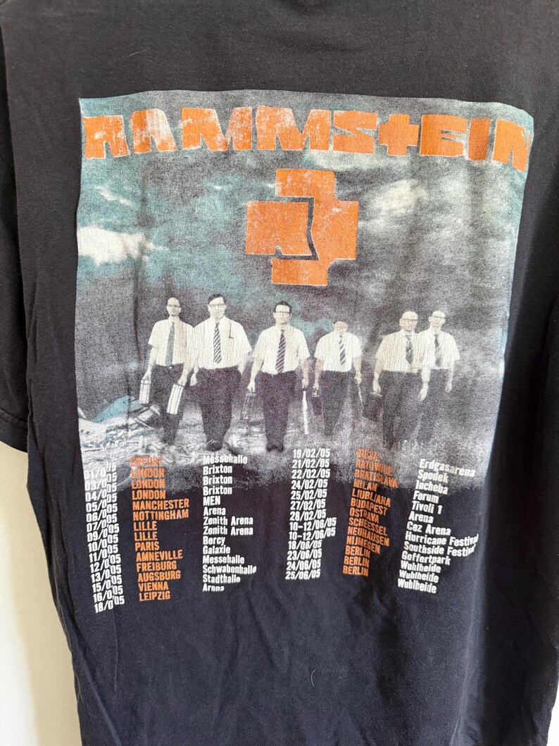 Y2K Rammstein Band Tee Shirt image 4