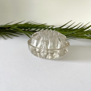Ranas de flores de cristal vintage