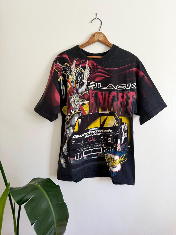 NASCAR Dale Earnhardt Black Knight Tee Shirt