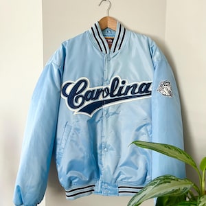 Vintage UNC Carolina Blue Varsity Bomber Jacket