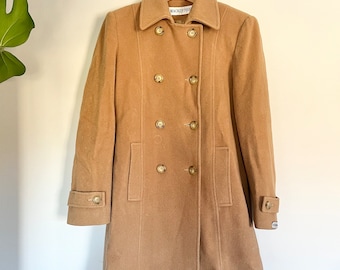Vintage Mackintosh Wool Camel Coat