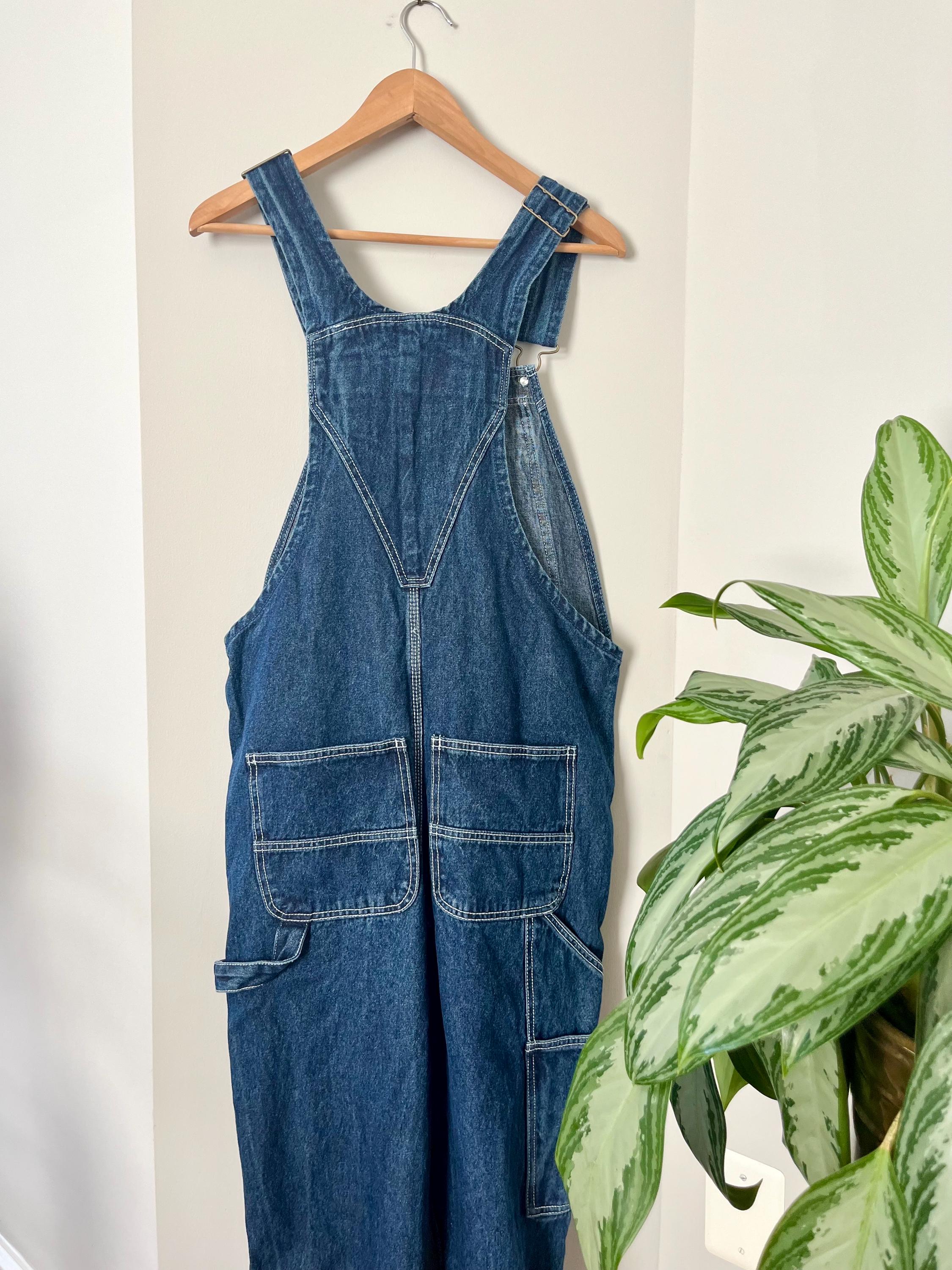 Vintage Denim Overalls 30x30 - Etsy