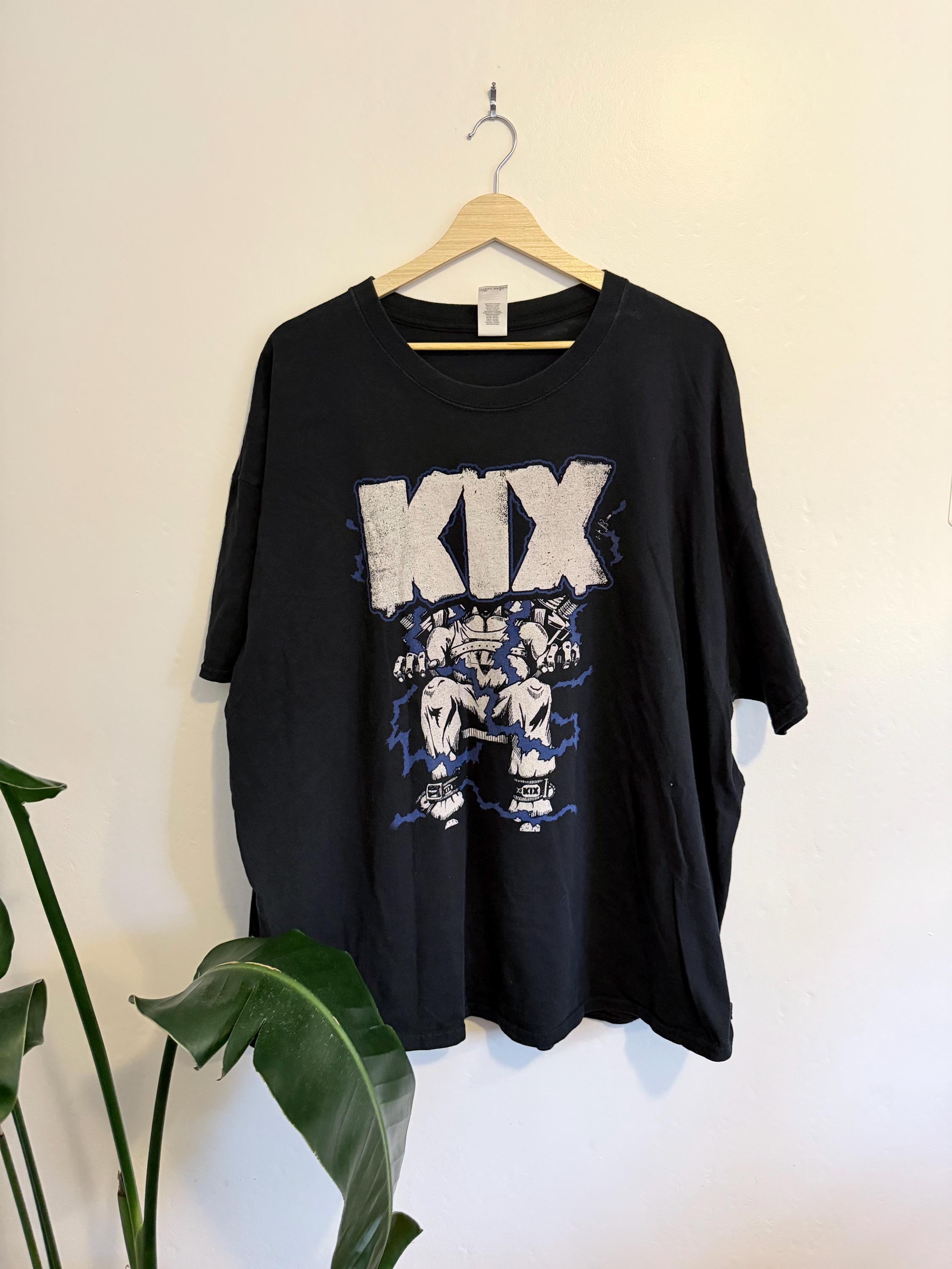 KIX キックス 1989年 Japan ツアーTシャツ Kix – Blow My Fuse World Tour 89 T-shirt HeavyRoxx.com Best rock