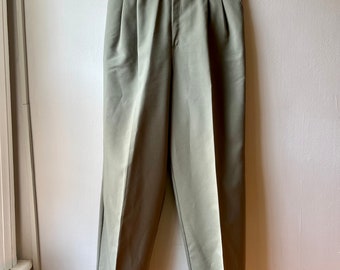 Vintage Sage Green Trousers 30x29