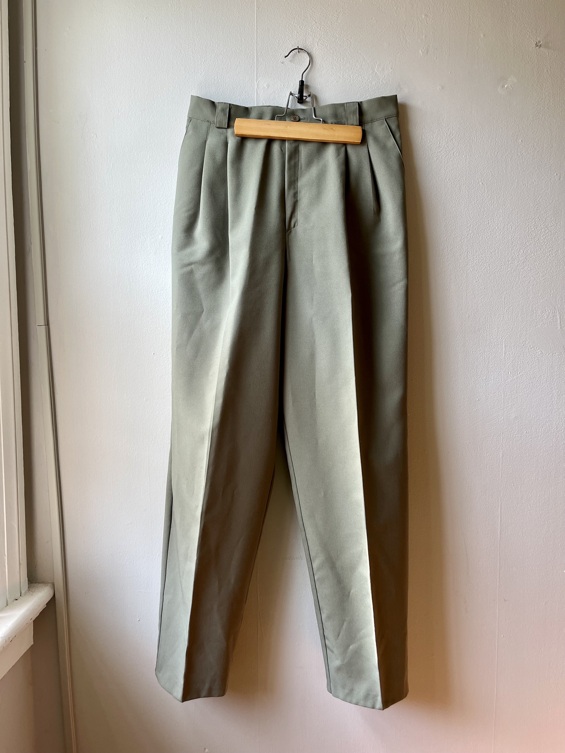Sage Green Trousers - Etsy