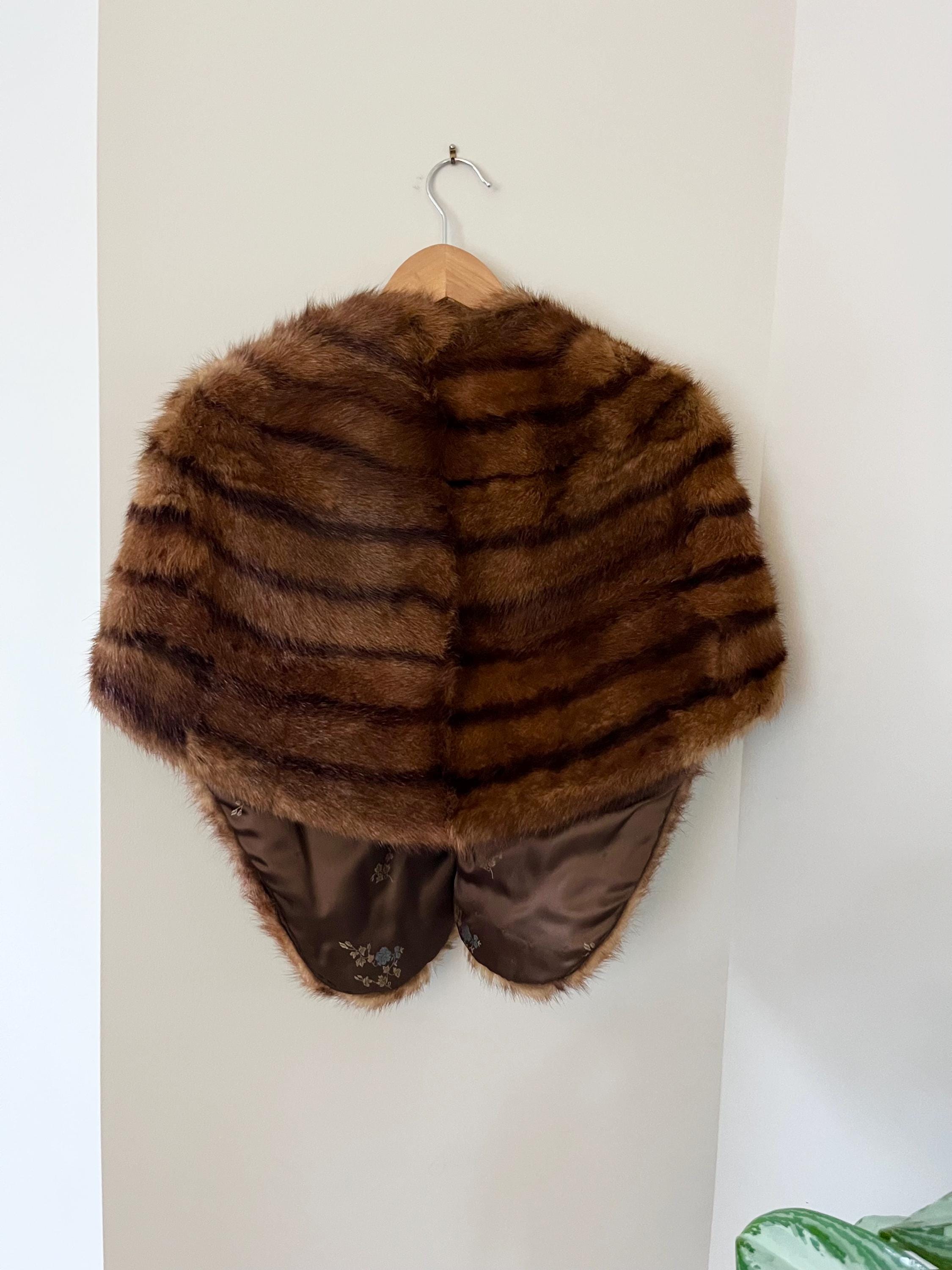 1950年代のヴィンテージミンクファーストール - Etsy 日本