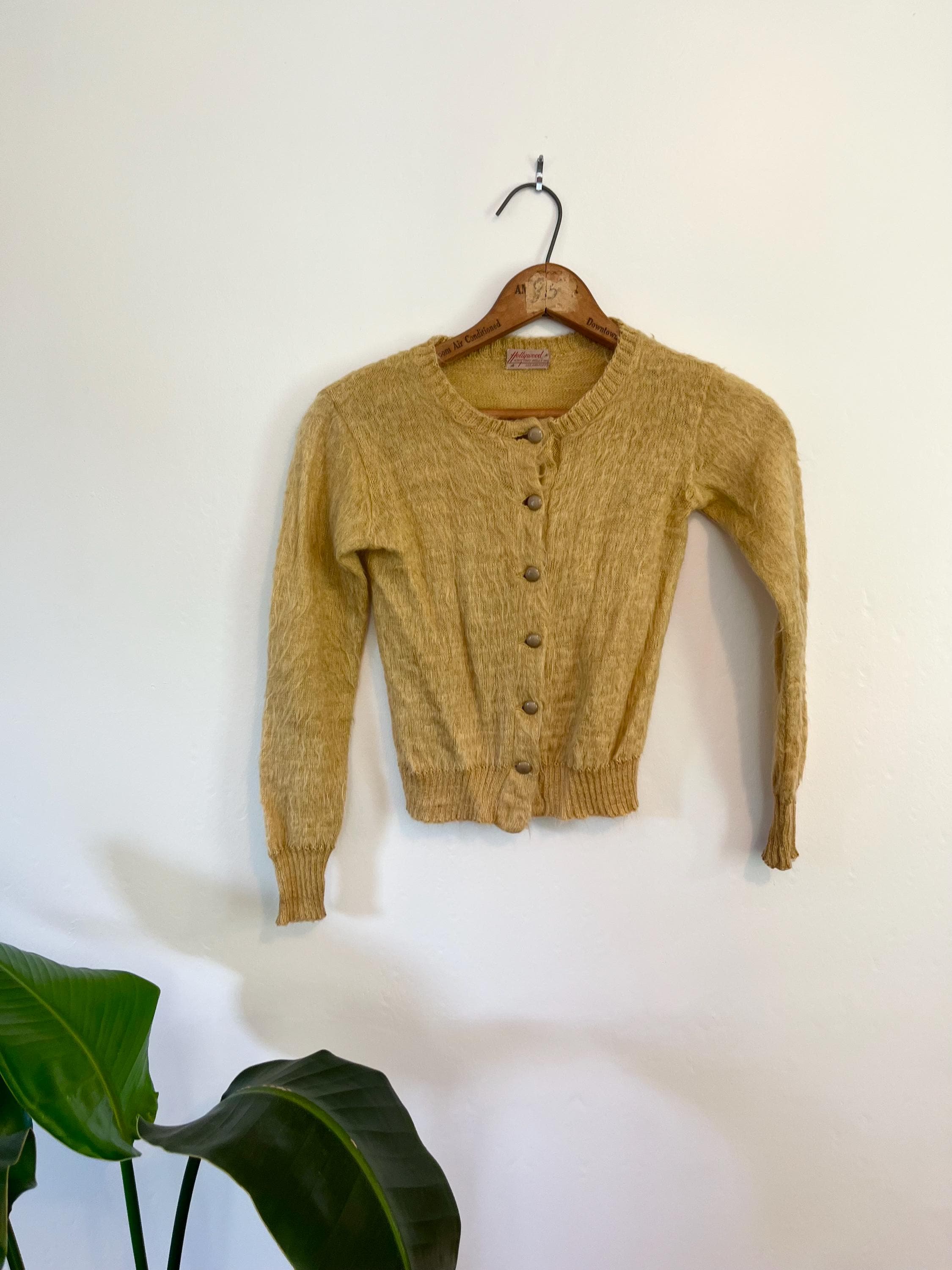 60s Mohair Cardigan - Etsy