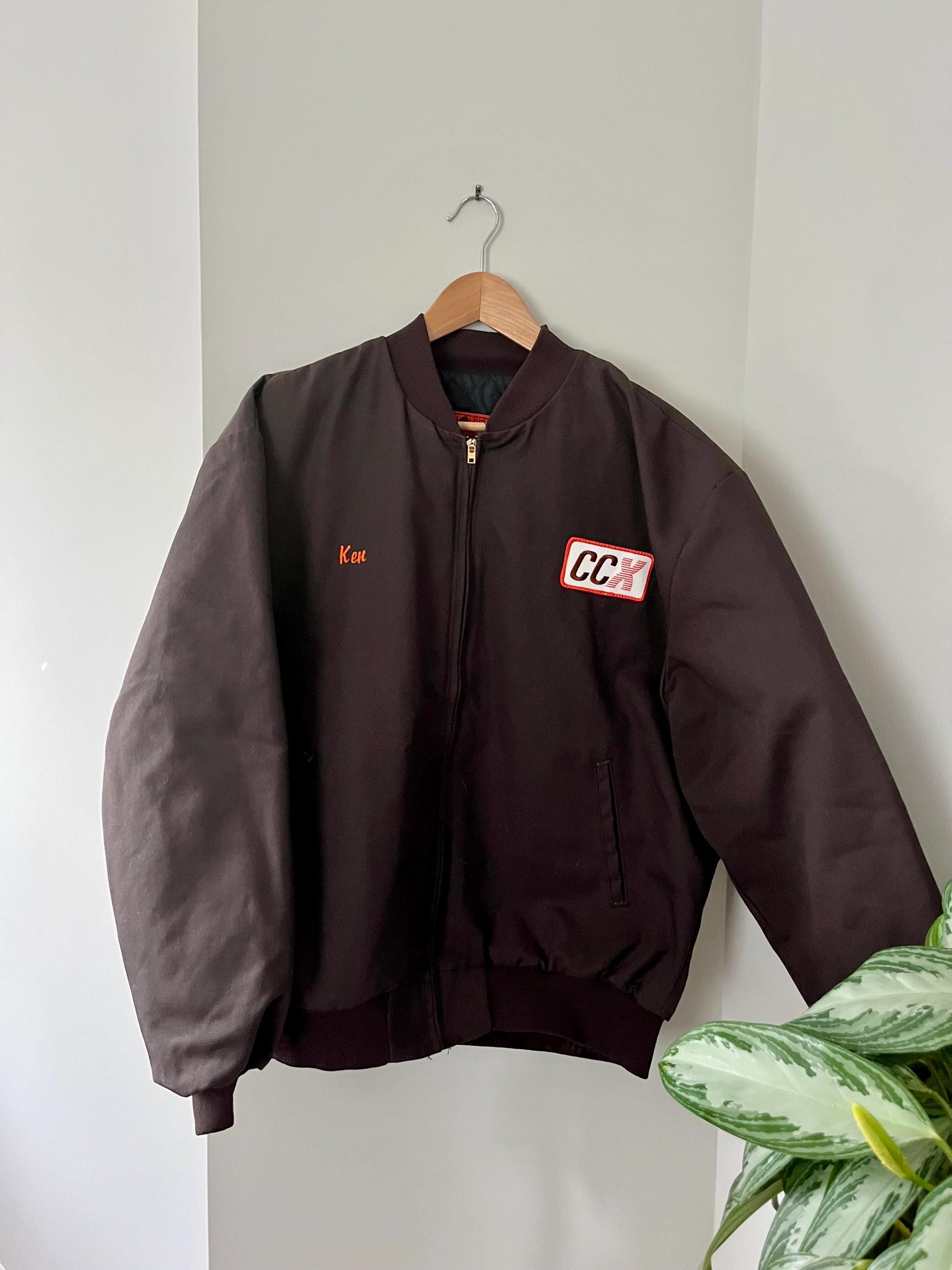 びーMASON'&HUGHES UTILITY JKT 60年代US Vintage 1960s Sears Utility Wear Blue Thermal Lined Zip Up